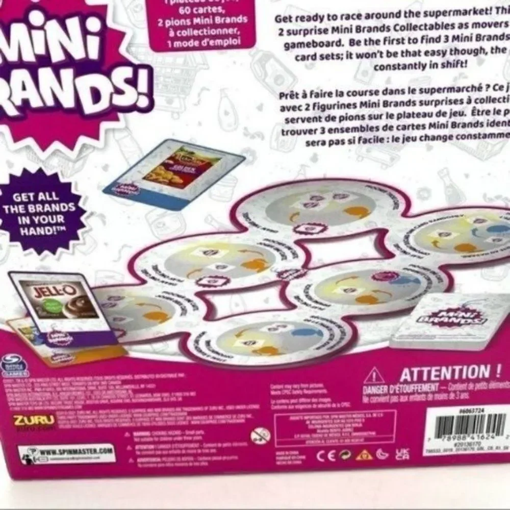 5 Surprise Mini Brands Supermarket Race Game NEW